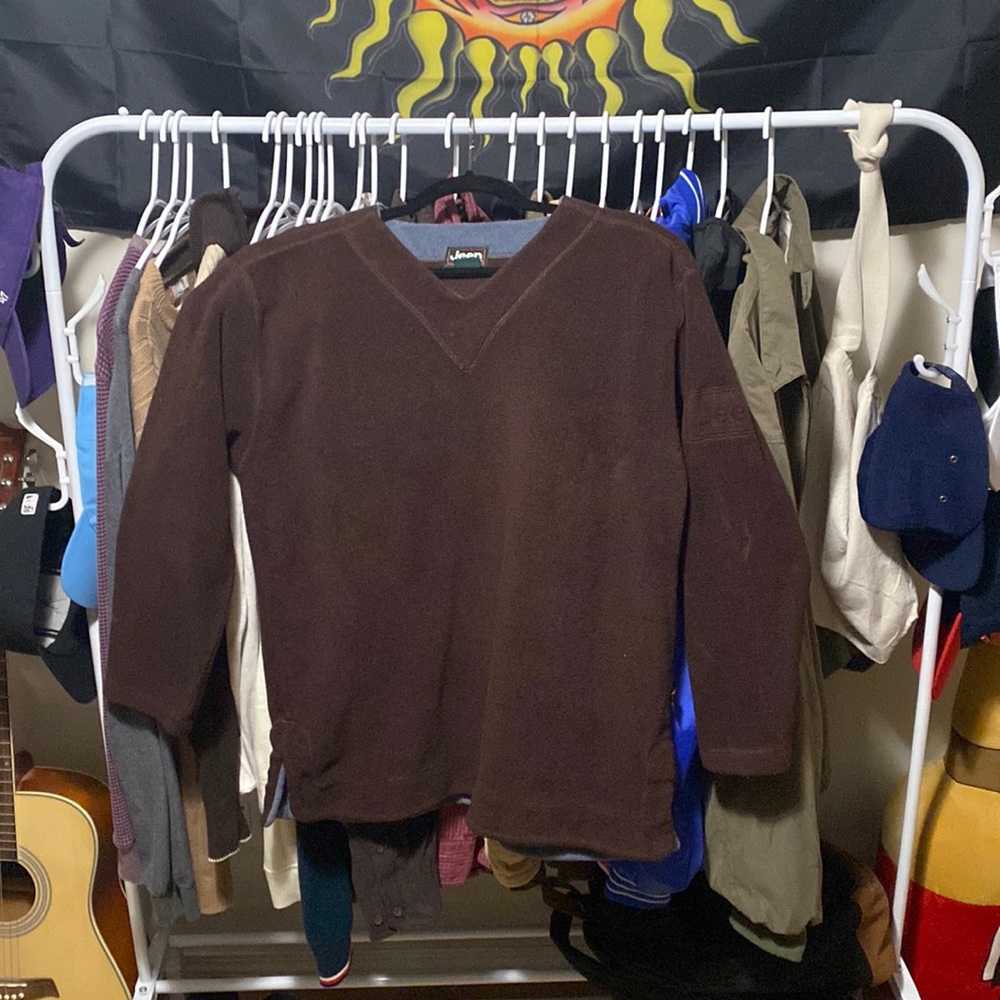 Brown jeep fleece